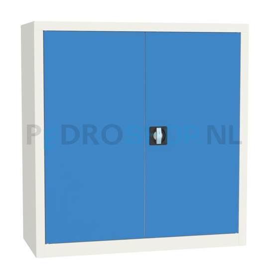 Draaideurkast SQ-103, 104*100*43,5 verblauw, 2 legborden