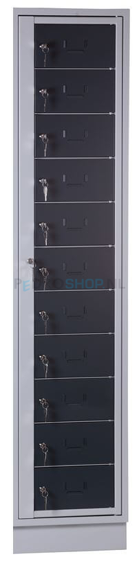 SQ Classic kleding distributiekast, 11-deurs, antraciet