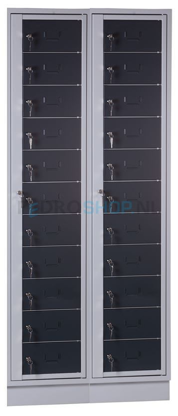 SQ Classic kleding distributiekast , 22-deurs, antraciet