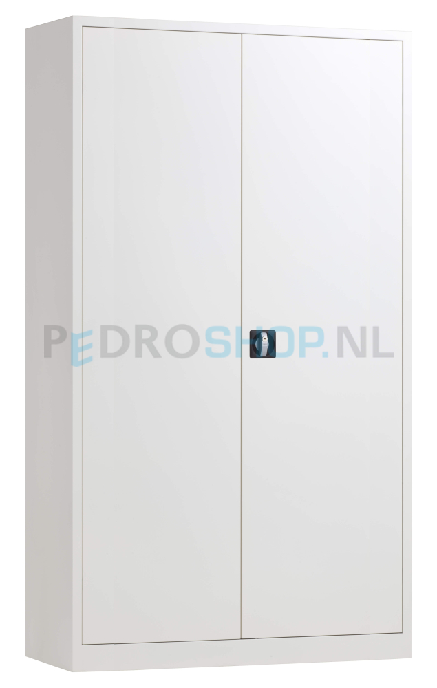 Draaideurkast PDC195-120, 195*120*42, 4 legborden, wit