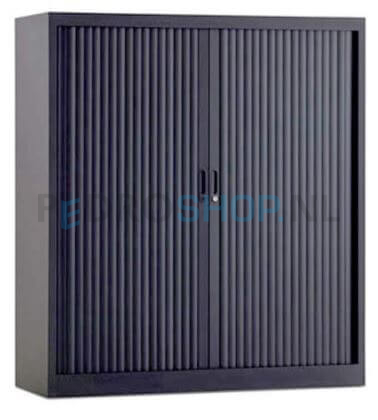 Roldeurkast PDC 135-100, 135*100*45, 3 legborden, antraciet