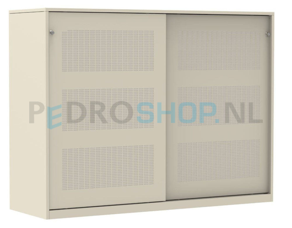 Akoestische schuifdeurkast PDC-DSDA120160, 120*160*50, wit