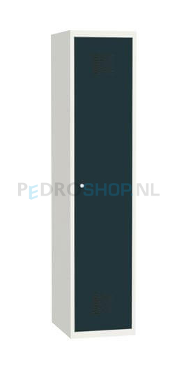 Garderobekast SQ Classic, antraciet, 1-koloms, 1-deurs, 180*40*50 cm