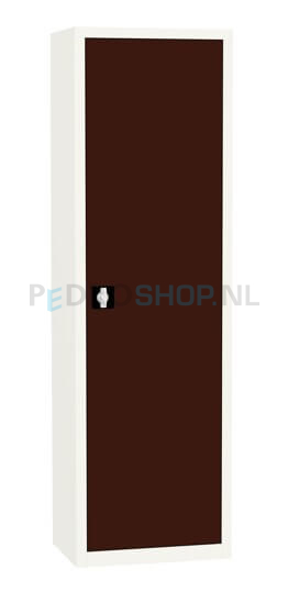 Draaideurkast SQ-202, 199*80*43,5 bruin, 4 legborden