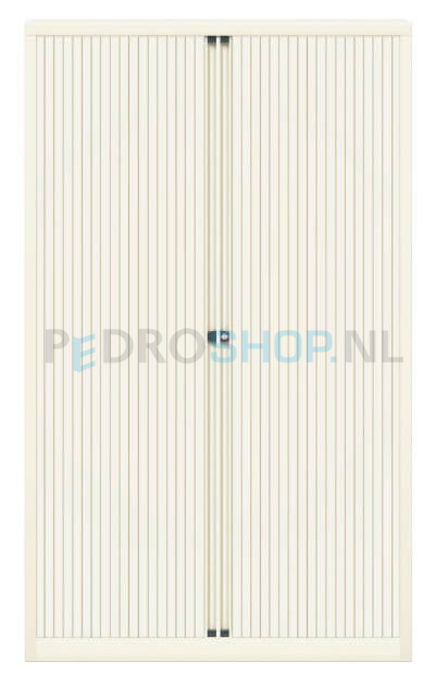 Archiefkast AKS met roldeur, krijtwit, 4 legborden, 198*120*43