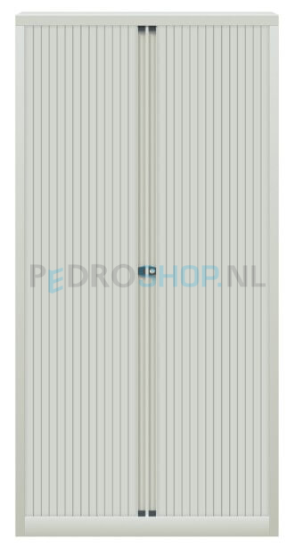 Archiefkast AKS met roldeur, lichtgrijs, 4 legborden, 198*100*43