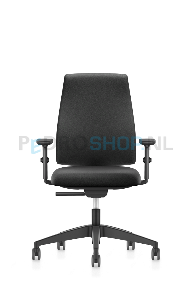 Bureaustoel Se7en LX151, zwart, volledig gestoffeerd