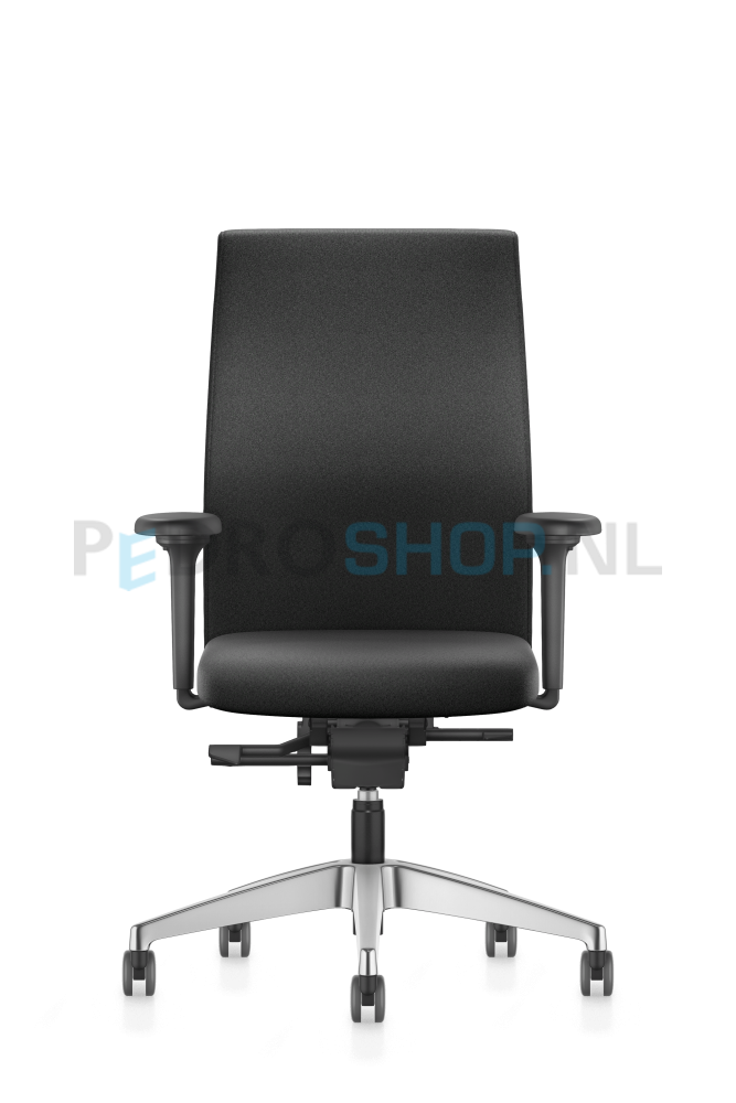 Bureaustoel Se7en NPR LX184, zwart, volledig gestoffeerd