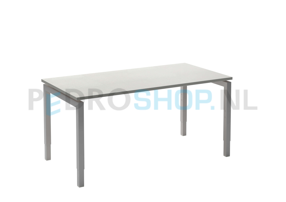 Bureau DSQ 120*80, witte N-poot met wit blad